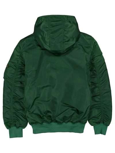 Oakland Athletics Baseball Green Satin Bomber Jacket