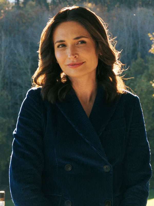 Karolina Wydra Pluribus Blue Corduroy Blazer