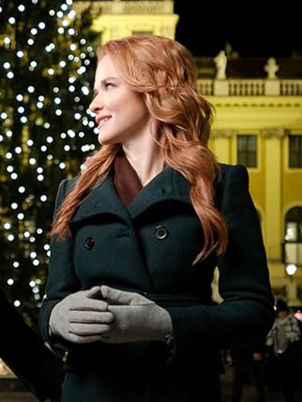 Sarah Drew Christmas in Vienna Wool Coat