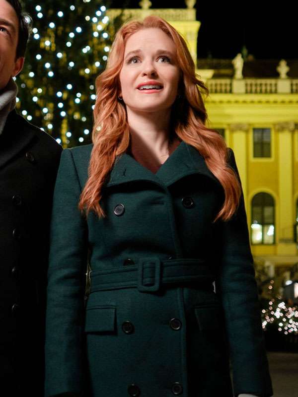 Christmas in Vienna Sarah Drew Green Coat