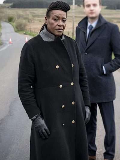 Ellis Sharon D. Clarke Black Wool Coat