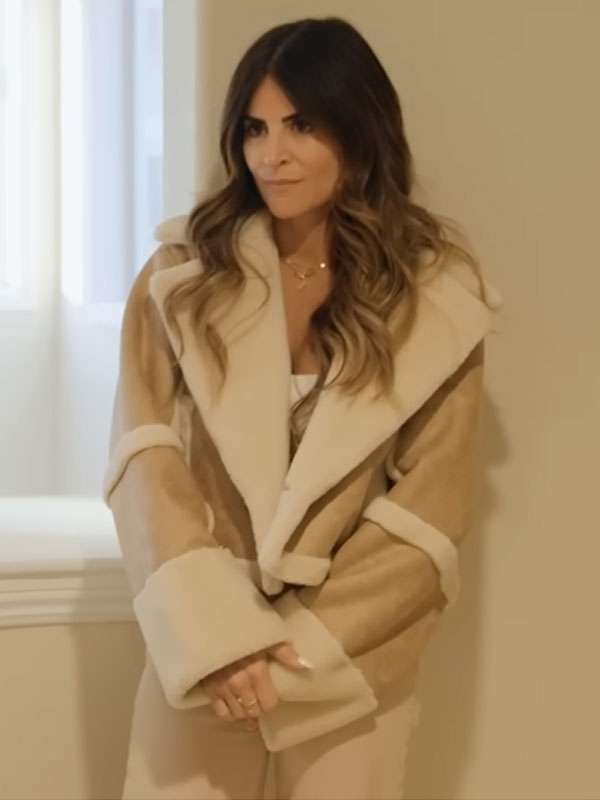 Sin City Rehab Alison Victoria Shearling Brown Leather Jacket