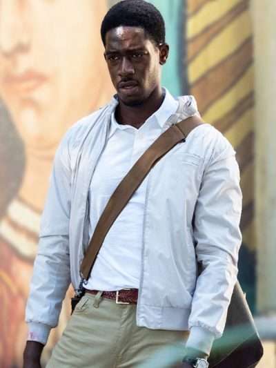 Snowfall S05 Franklin Saint White Jacket