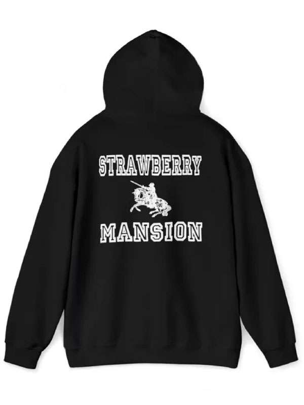 Strawberry Mansion Pullover Fleece Hoodie