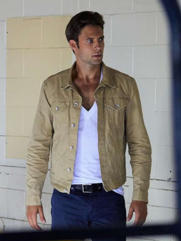 Steve Lund Bitten Beige Cotton Jacket