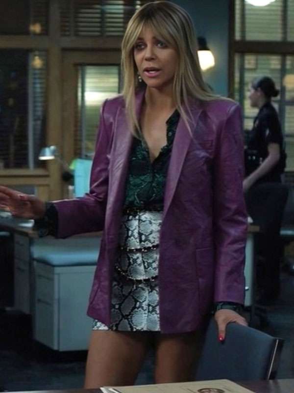 High Potential S02 Morgan Gillory Purple Blazer