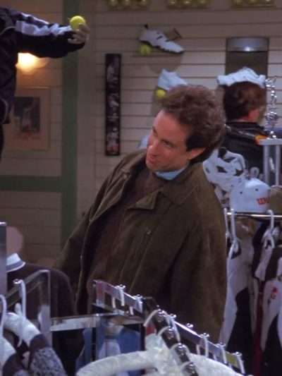 Seinfeld S08 Jerry Seinfeld Brown Jacket