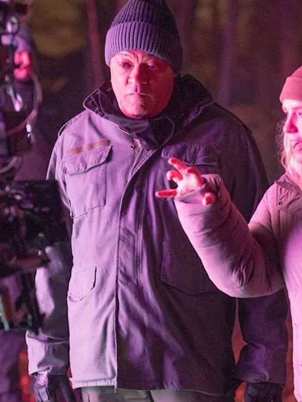 The Astronaut Laurence Fishburne Grey Cotton Jacket
