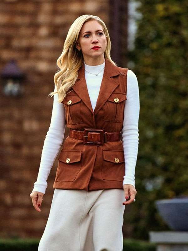 Brittany Snow The Beast in Me Brown Vest