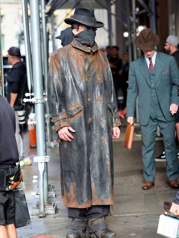 The Bride 2025 Christian Bale Leather Coat