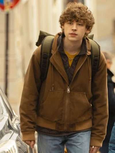 Van Crosby The Family Plan 2 Brown Jacket
