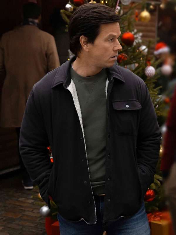Mark Wahlberg The Family Plan 2 Black Jacket