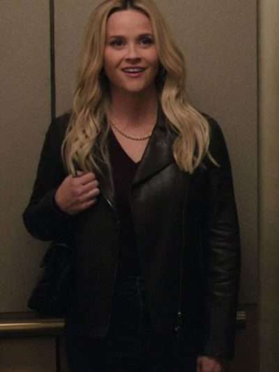 Bradley Jackson The Morning Show Black Leather Jacket