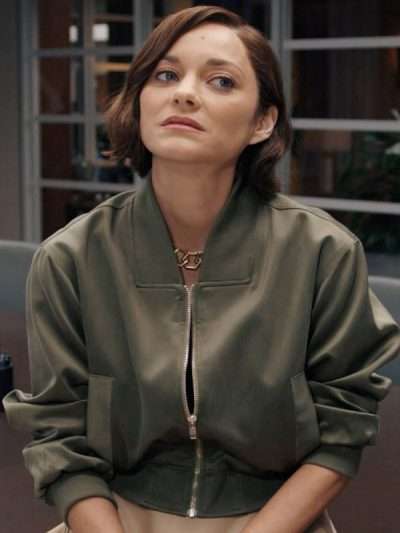 Celine Dumont The Morning Show Green Bomber Jacket