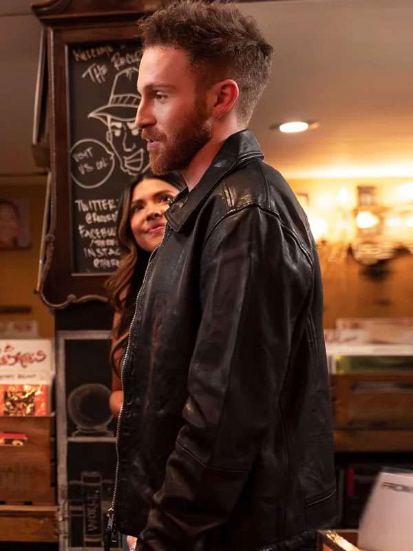 The Rookie Zander Hawley Black Leather Jacket