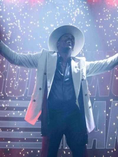 Colman Domingo The Running Man 2025 White Blazer