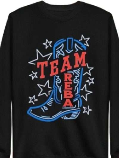Team Reba The Voice S28 Black Sweatshirt