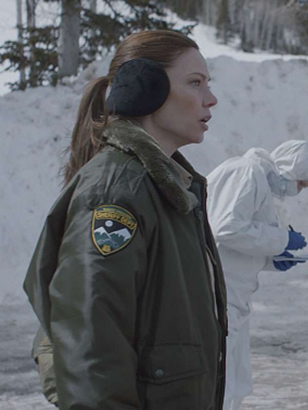 The Wolf of Snow Hollow Green Fur Bomber Jacket