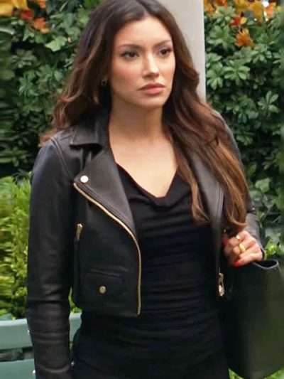 Audra Charles The Young and the Restless Leather Jacket