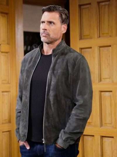 Joshua Morrow The Young and the Restless Suede Jacket