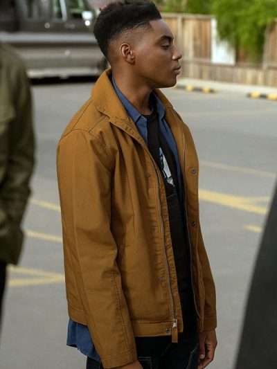 Jaylin Webb This Too Shall Pass Brown Jacket