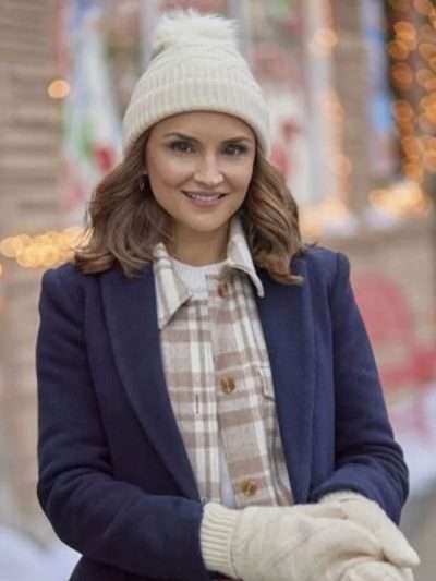 Rachael Leigh Cook Tis the Season to be Merry Blue Coat