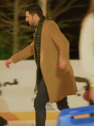Tom Gipson Christmas in Mistletoe 2025 Wool Trench Coat