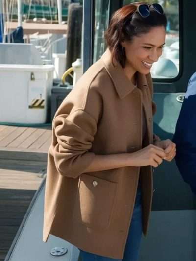 Meghan Markle With Love Meghan S02 Brown Jacket