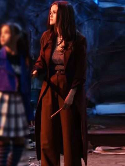 Wizards Beyond Waverly Place Alex Russo Maroon Trench Coat