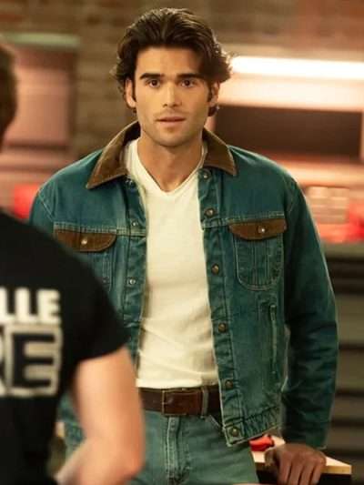 9-1-1 Nashville S01 Hunter McVey Blue Denim Jacket