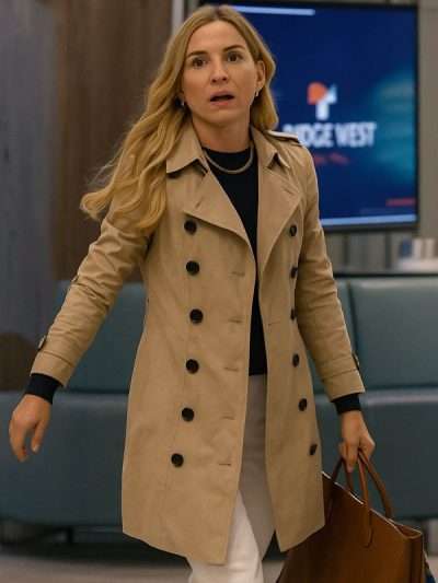 Jessica Capshaw 9-1-1 Nashville Beige Coat