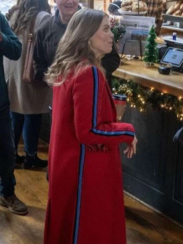 Holland Roden A Bills Love Story Red Stripe Coat