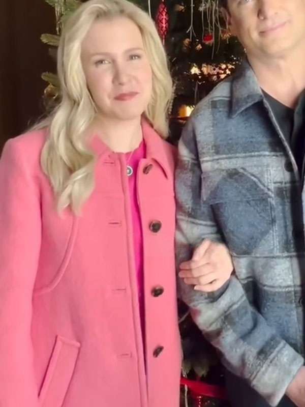 Ginna Claire Mason A Newport Christmas Pink Coat