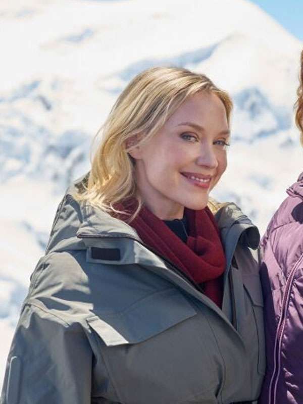 An Alpine Holiday Laci J Mailey Grey Hooded Jacket