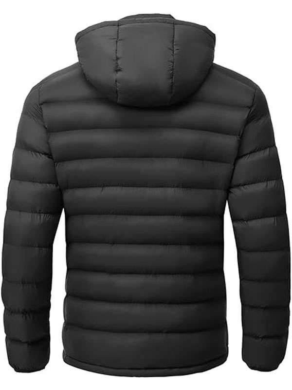 Stylish Long Puffer Hooded Jacket for Cold Weather