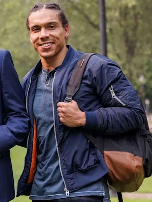 Jeramie Burgos Boston Blue Bomber Jacket