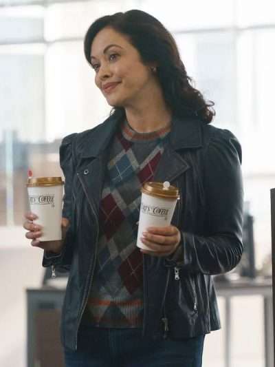 Boston Blue Maria Baez Black Leather Jacket