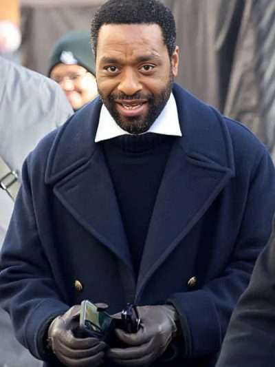 Chiwetel Ejiofor Bridget Jones Leicester Square Wool Coat