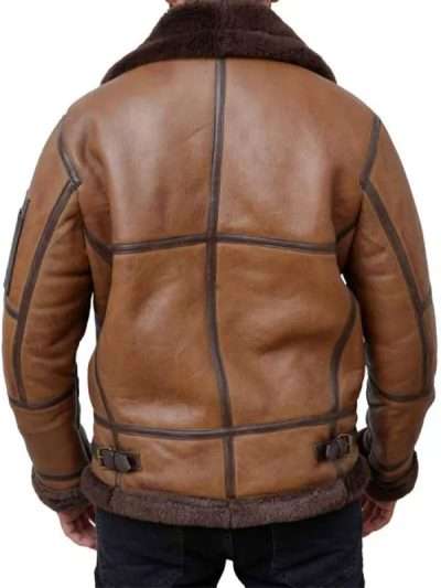 Flight Aviator B3 Brown Leather Jacket