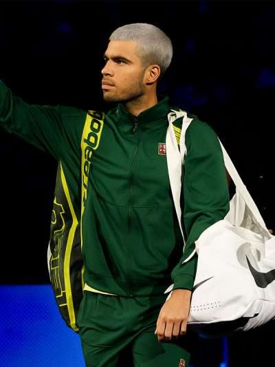 Carlos Alcaraz Paris Masters Green Jacket