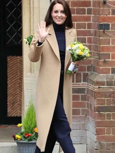 Catherine, Princess of Wales Kate Middleton Brown Long Coat