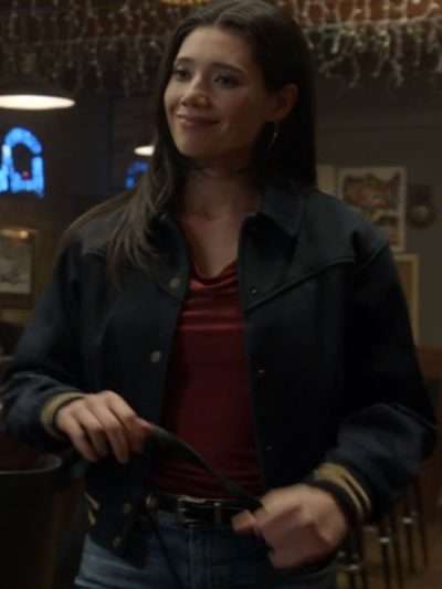 Violet Mikami Chicago Fire S14 Black Bomber Jacket