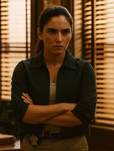 Chicago PD S13 Eva Imani Black Cotton Jacket