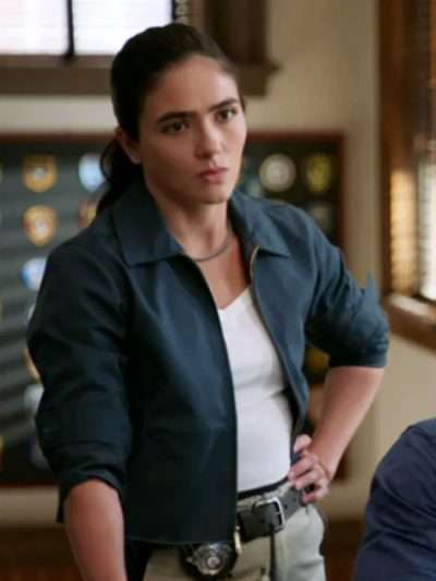 Chicago PD 2025 Eva Imani Black Cotton Jacket
