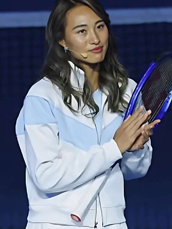 Tennis Player Zheng Qinwen Bomber Jacket