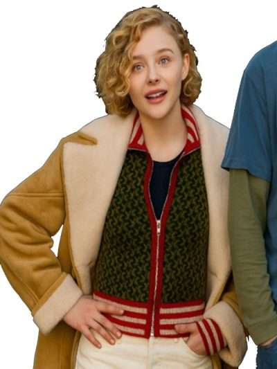 Oh What Fun 2025 Taylor Brown Shearling Leather Jacket