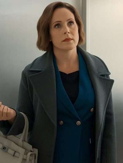 Christmas Above The Clouds 2025 Ella Neezer Grey Wool Coat