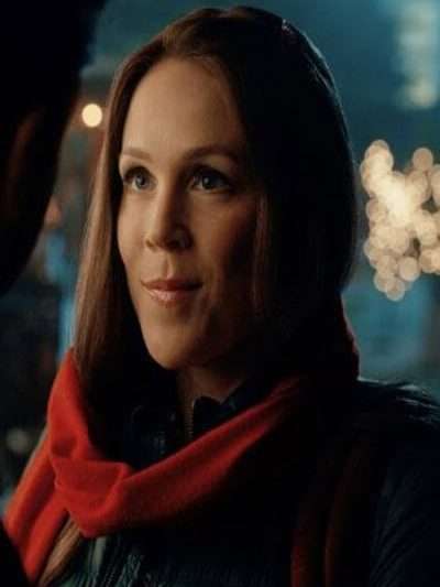 Christmas Above the Clouds 2025 Erin Krakow Green Jacket