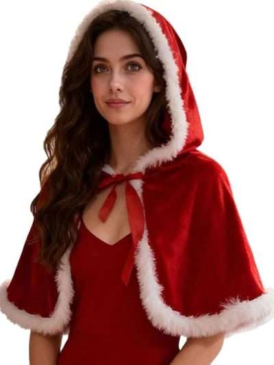 Red Velvet Holiday Cape