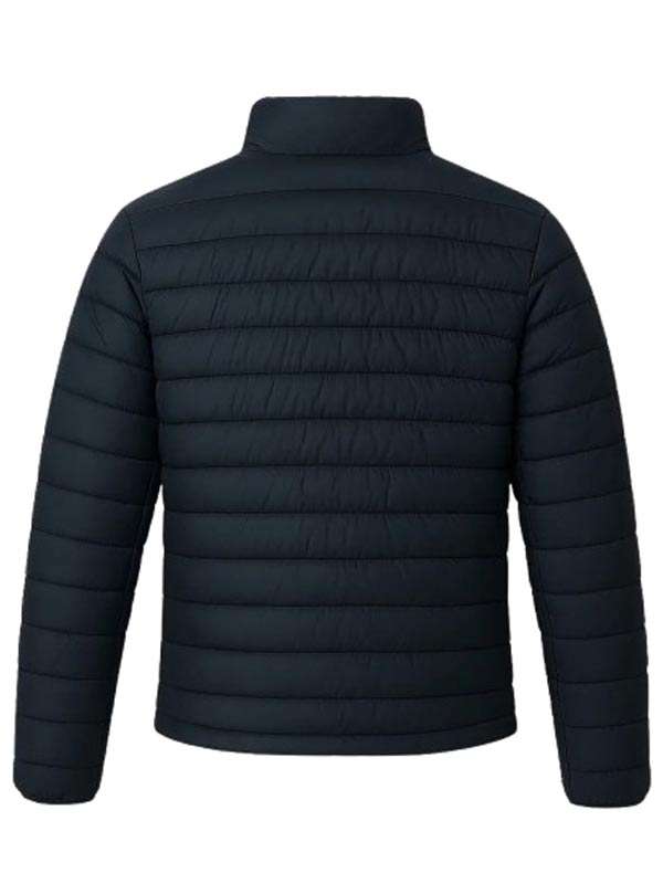 Christmas on Duty M. Serrano Blue Puffer Jacket